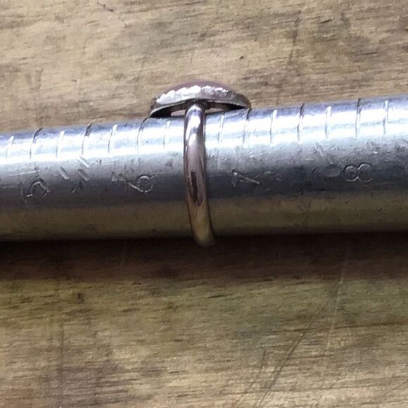 Ring, Rose Quartz and Sterling Silver Ring, size 6.5, NEW, Handmade - Picture 8 of 9